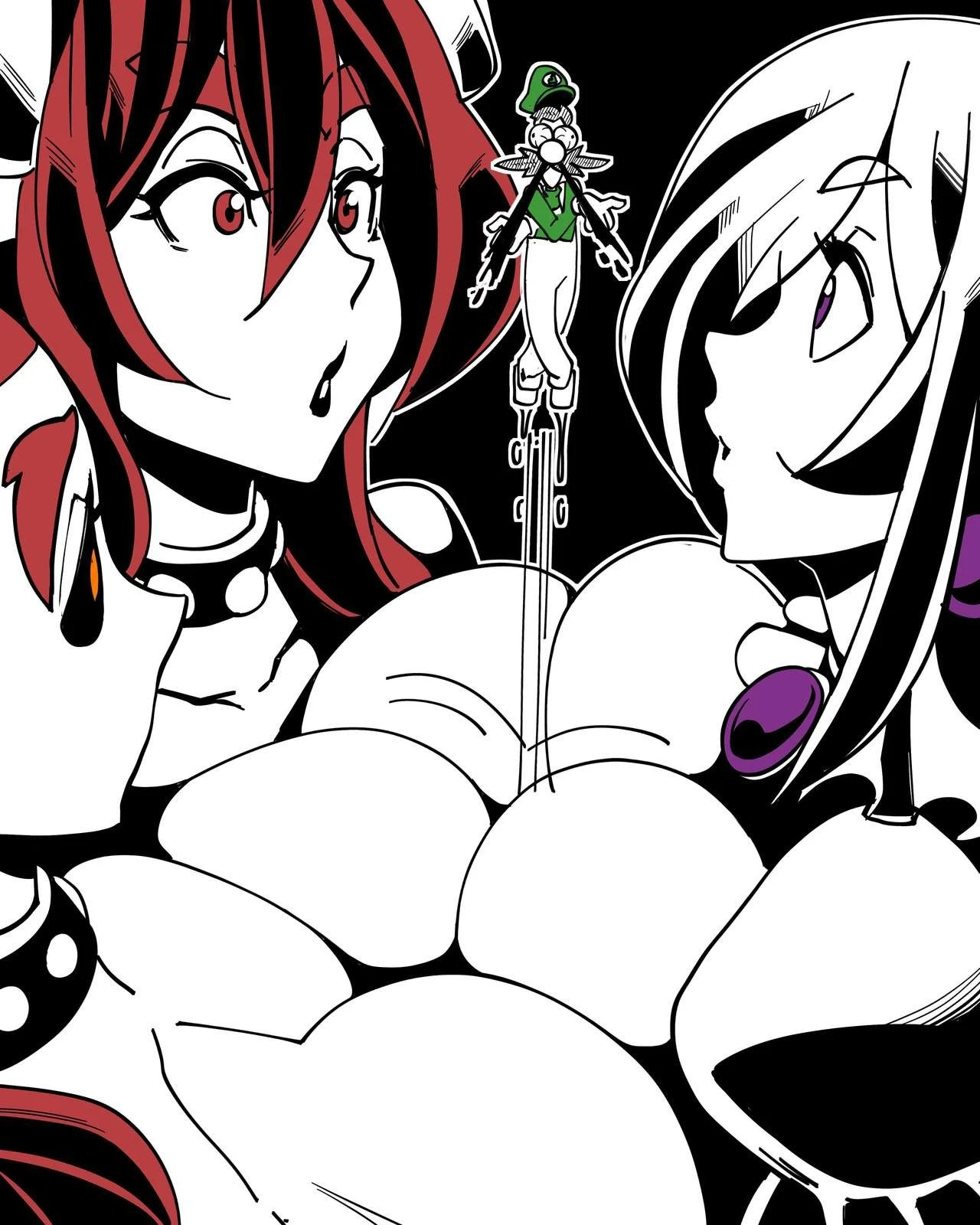 Inktober 2 - Luigi's Mansion hentai manga picture 94