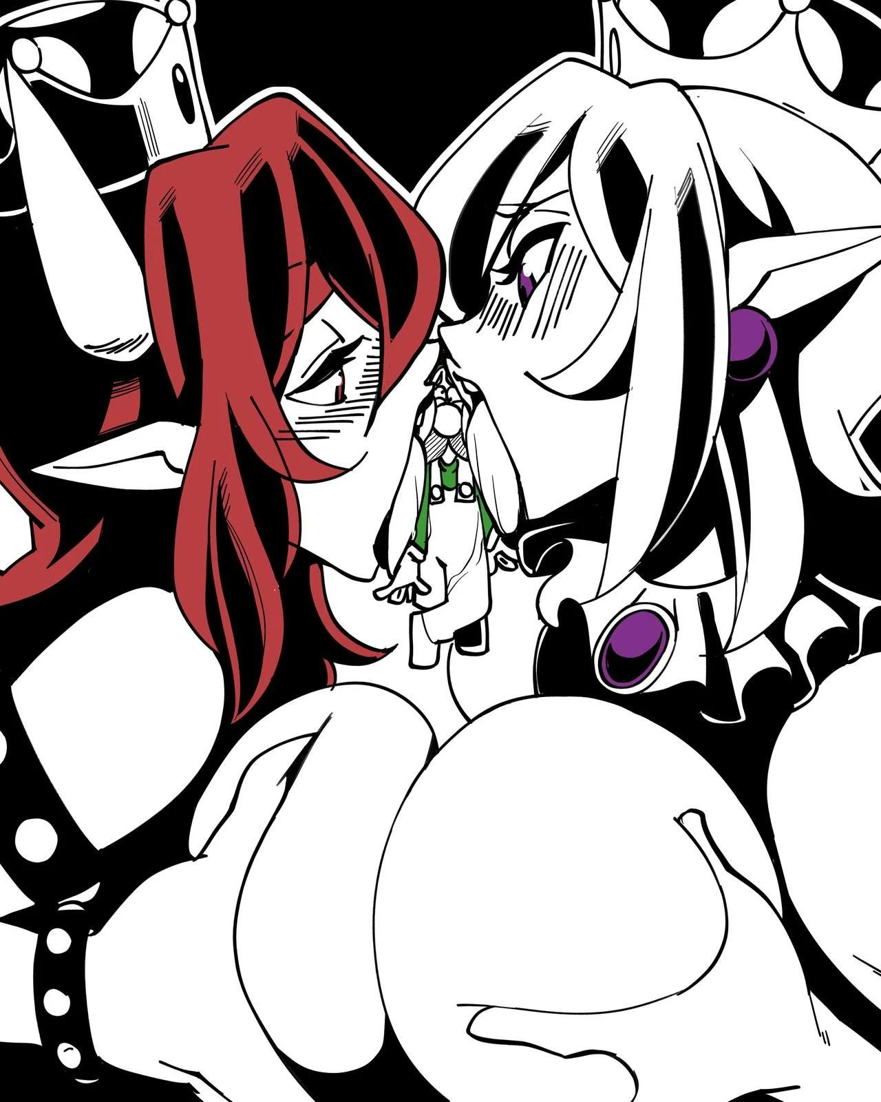 Inktober 2 - Luigi's Mansion hentai manga picture 97