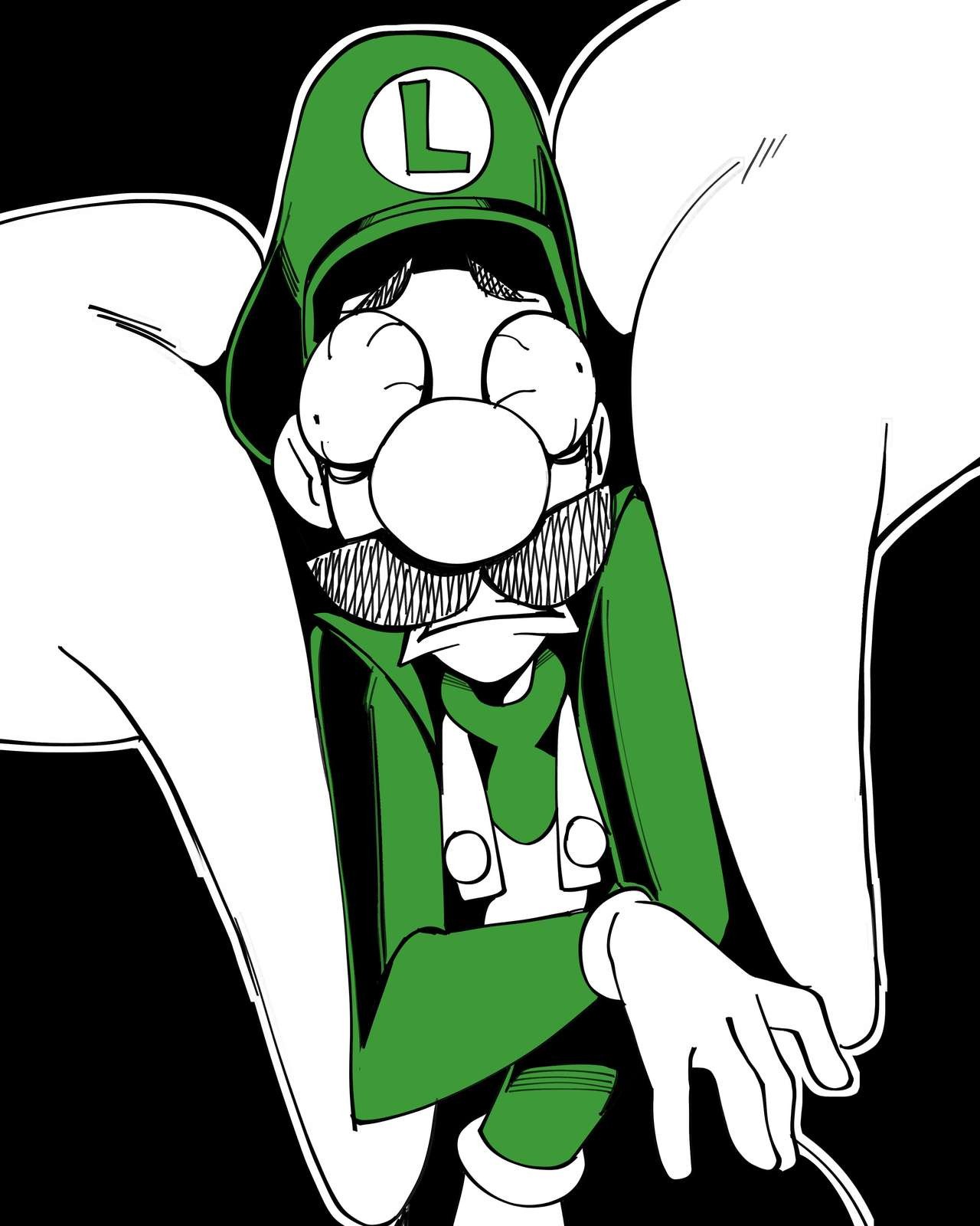 Inktober 2 - Luigi's Mansion hentai manga picture 98