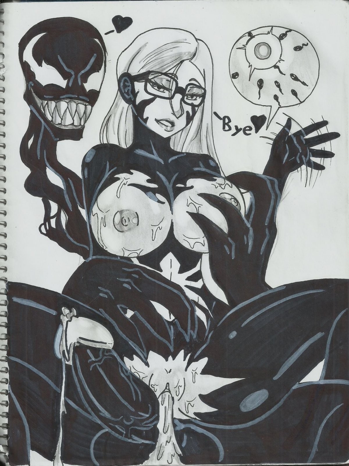 Inktober: Venom x MJ porn comic picture 5