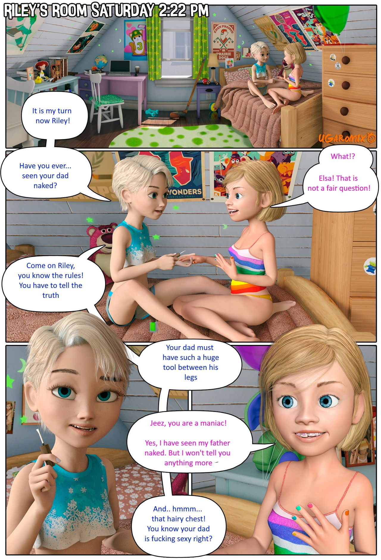 Inside Riley 4. Lesson For Elsa porn comic picture 2