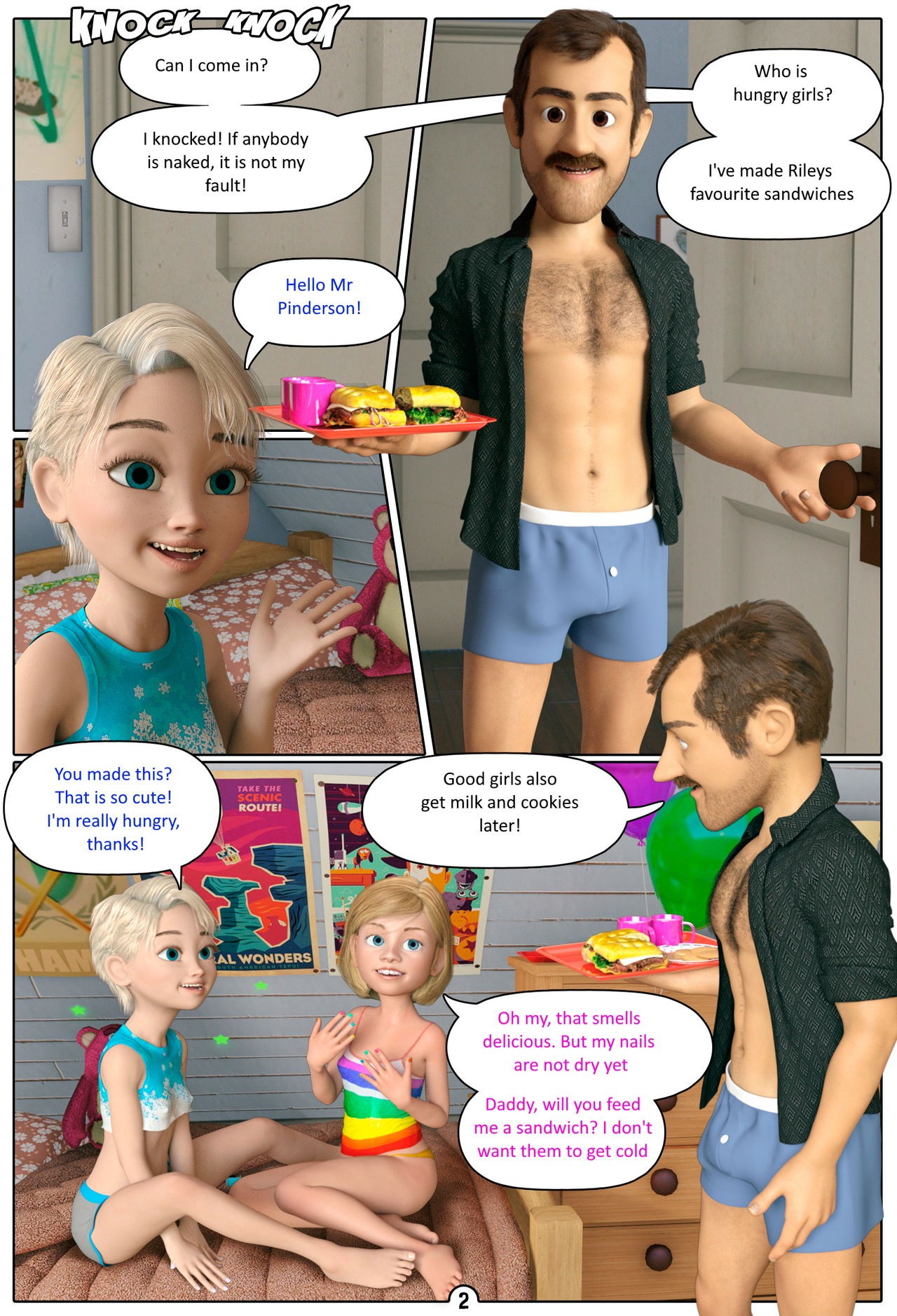 Inside Riley 4. Lesson For Elsa porn comic picture 3