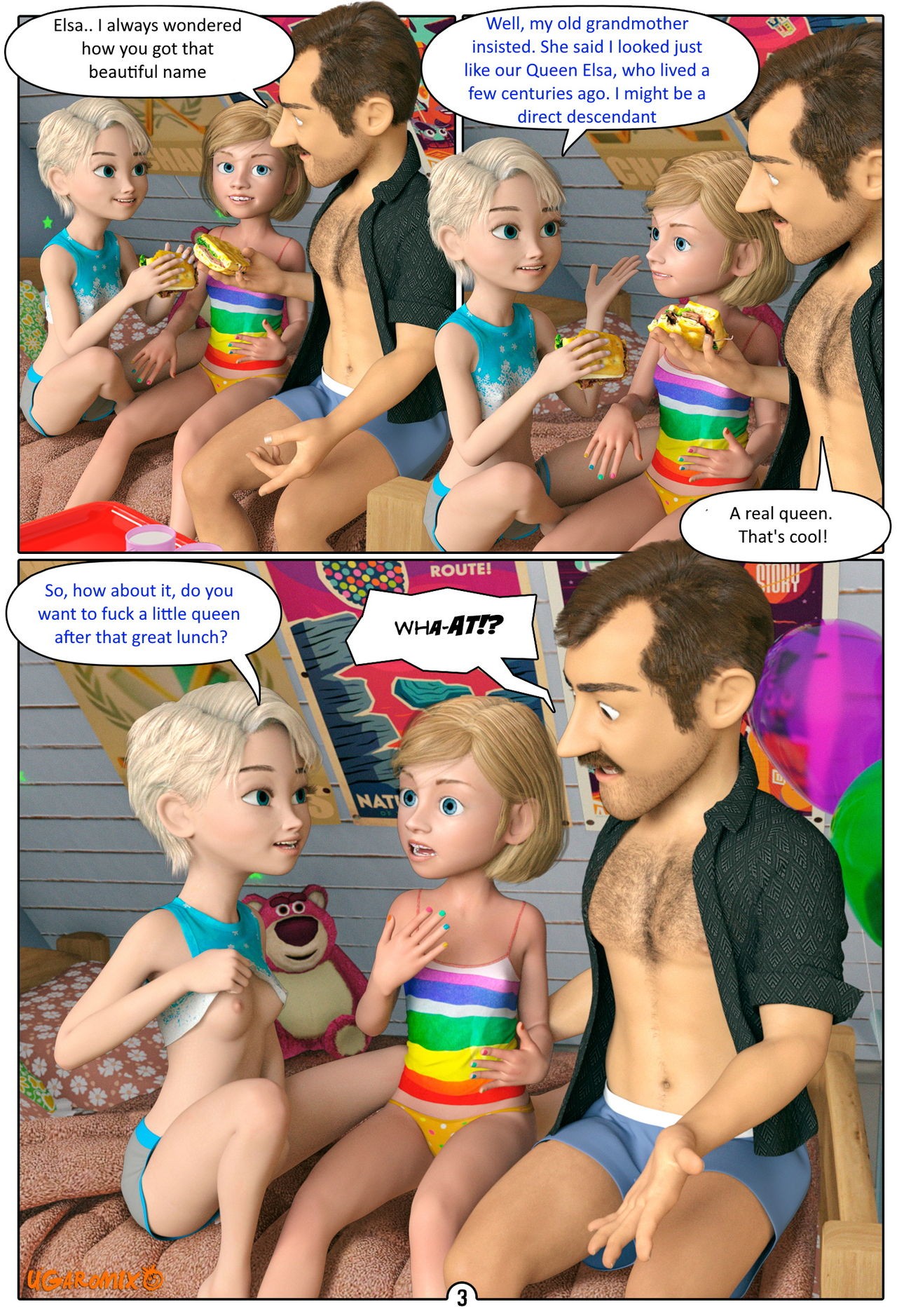 Inside Riley 4. Lesson For Elsa porn comic picture 4