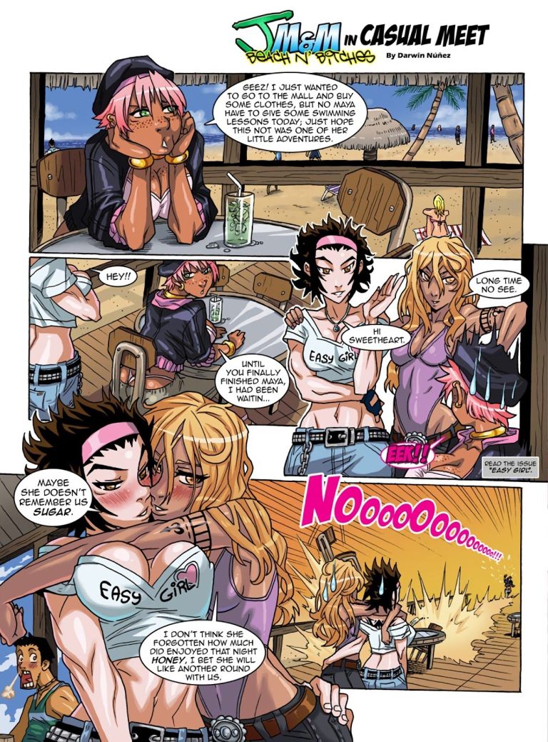 J'M&M Beach n' Bitches 2 porn comic picture 8