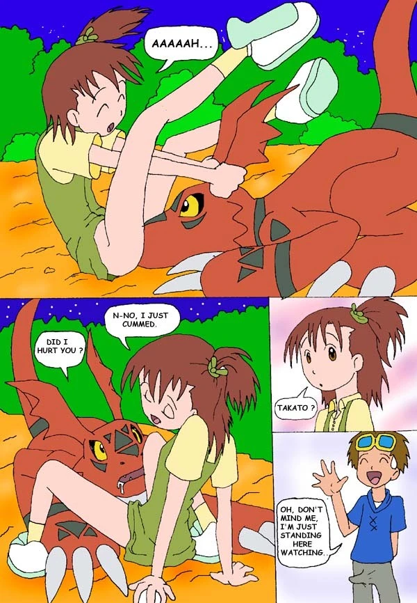 Juri, Meet Guilmon porn comic picture 9