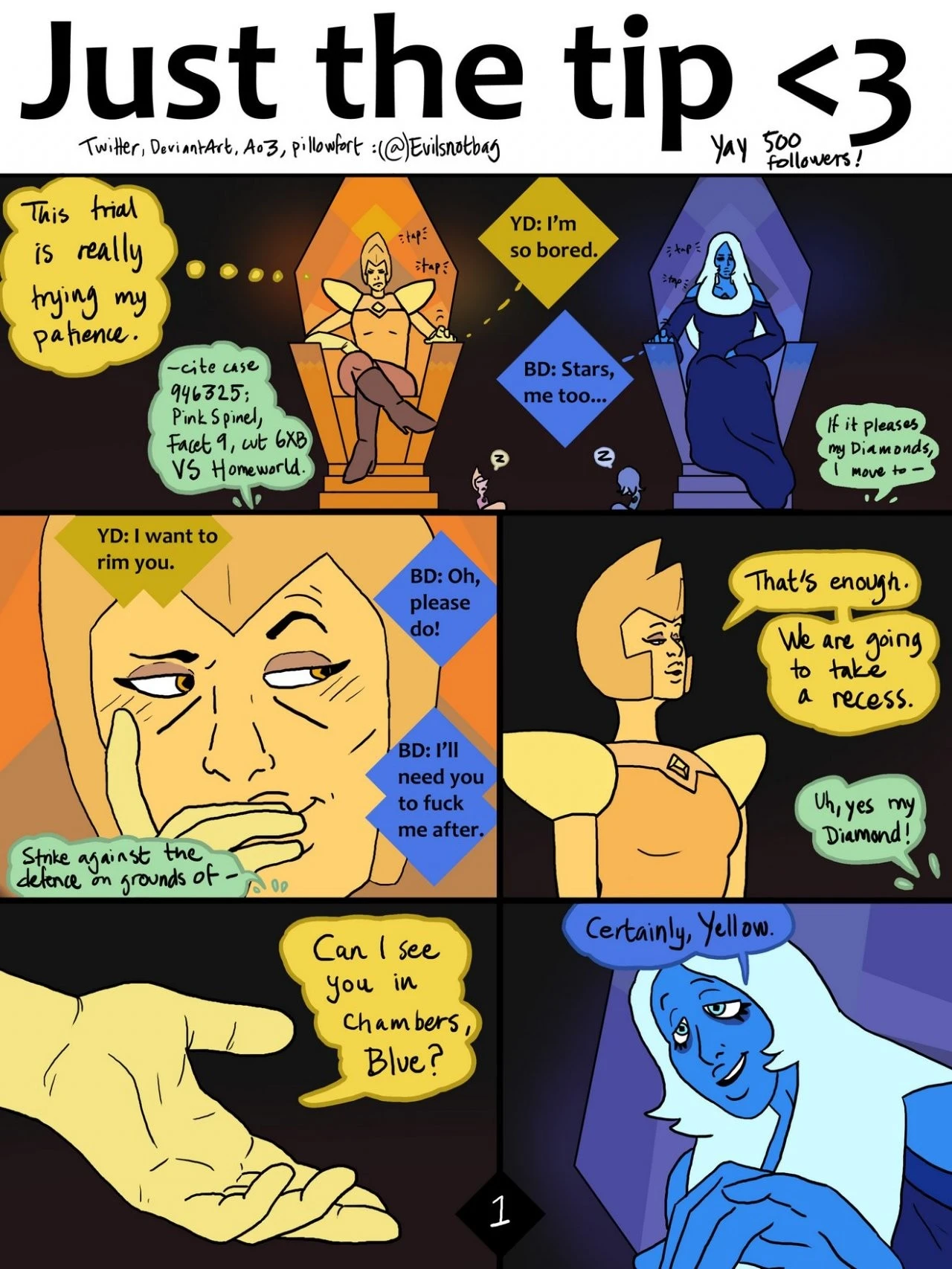Just the tip porn comic picture 1