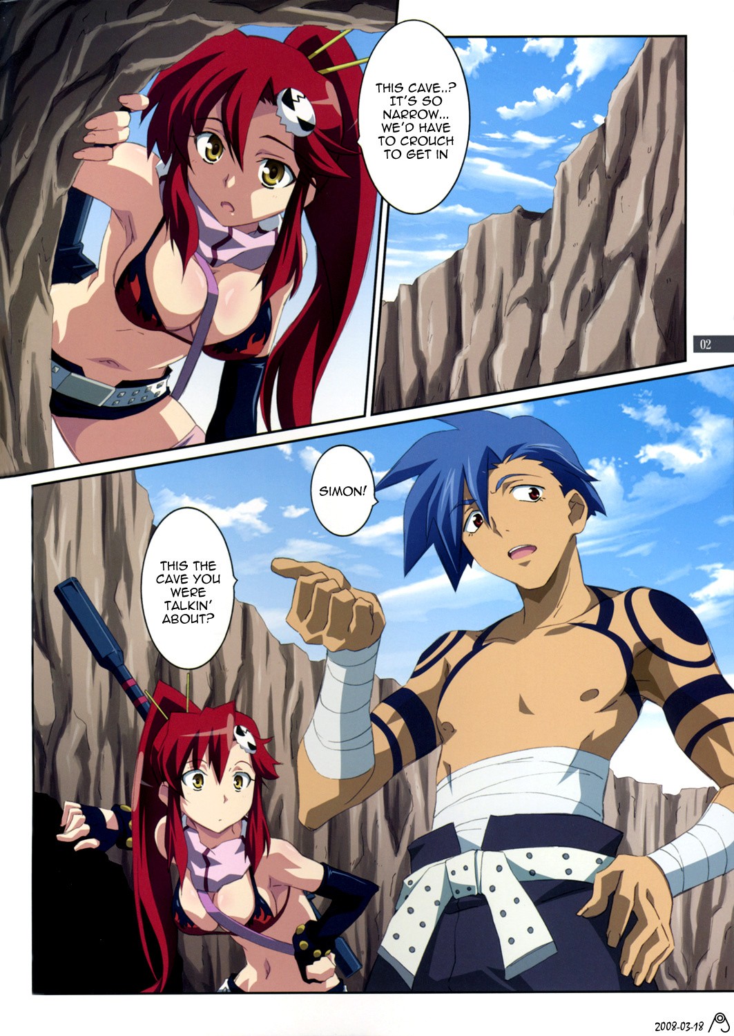 Gurren lagann yoko porn comic
