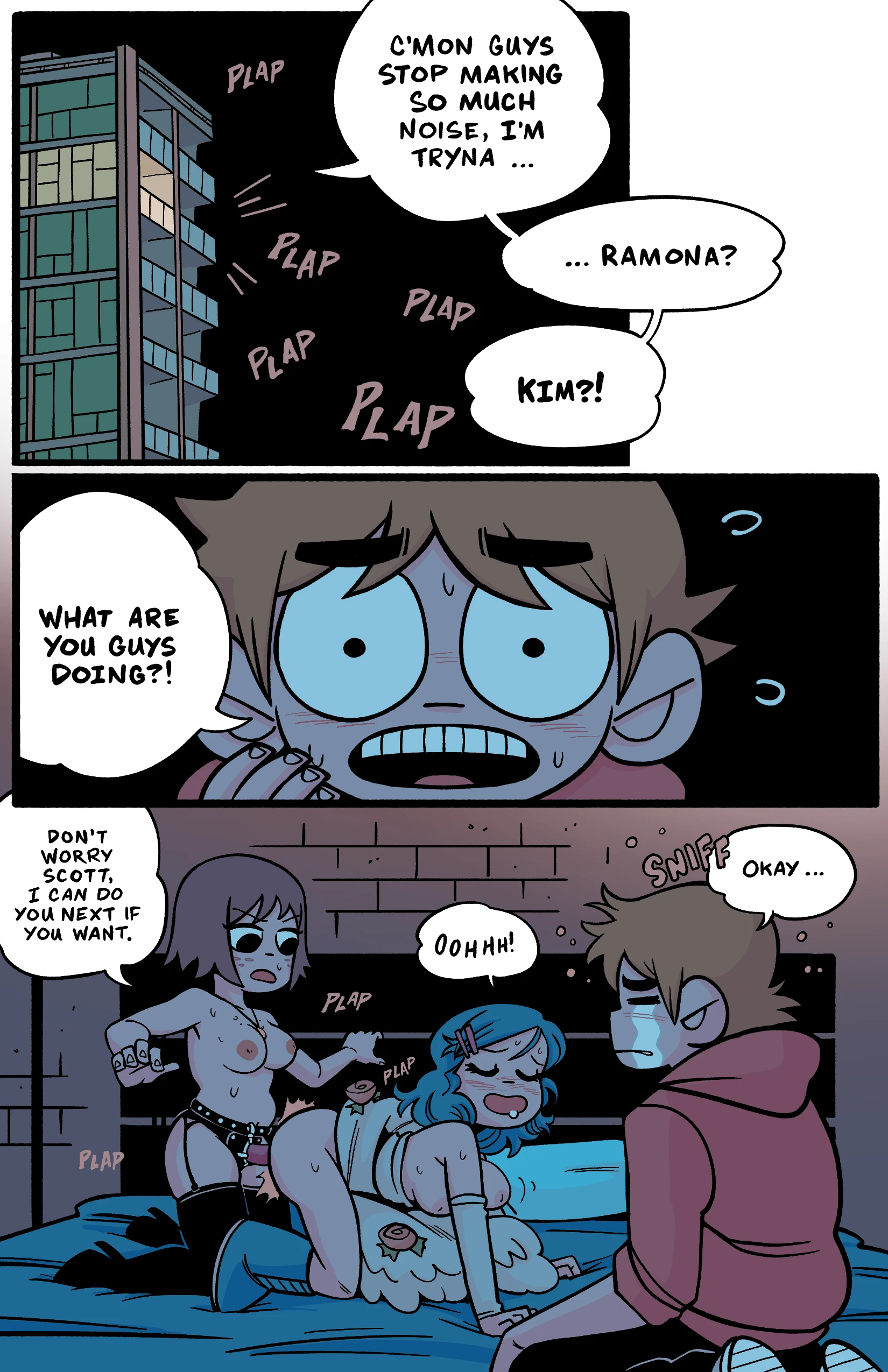 Kim and Ramona porn comic picture 7