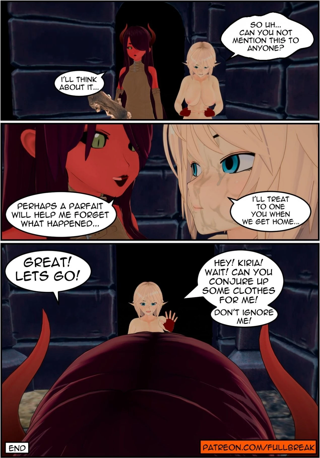Kiria and Fenris' Adventures porn comic picture 13