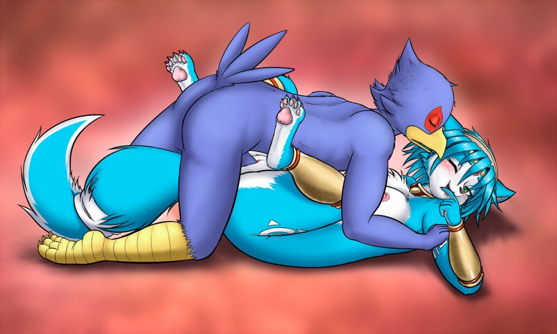 Krystal and Falco porn comic picture 8