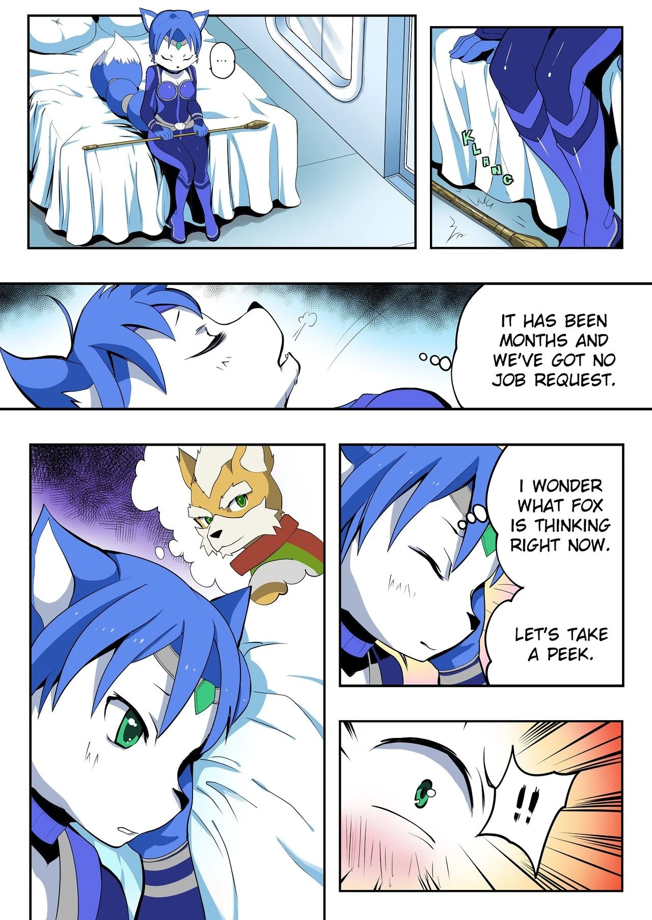Krystal and Fox porn comic picture 10