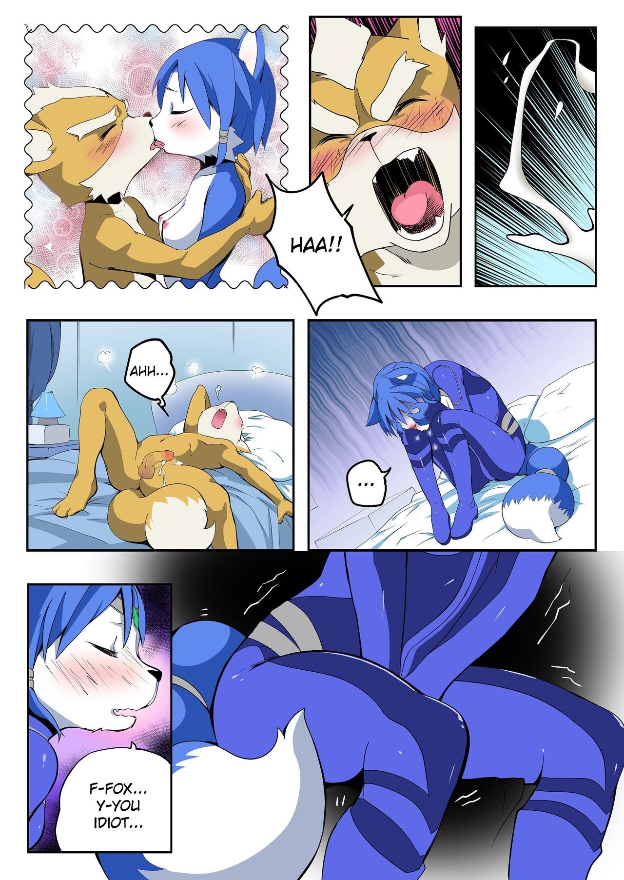 Krystal and Fox porn comic picture 12