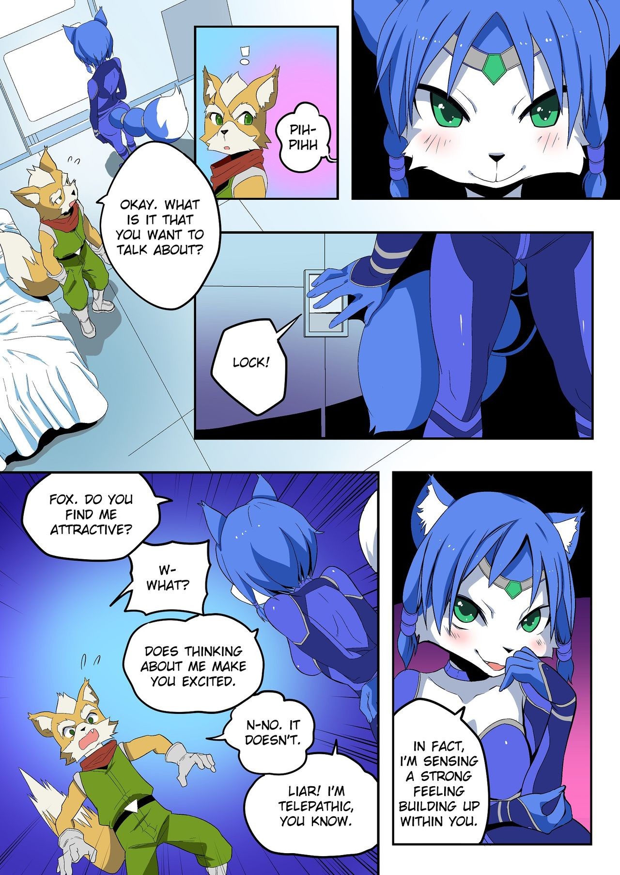 Krystal and Fox porn comic picture 15