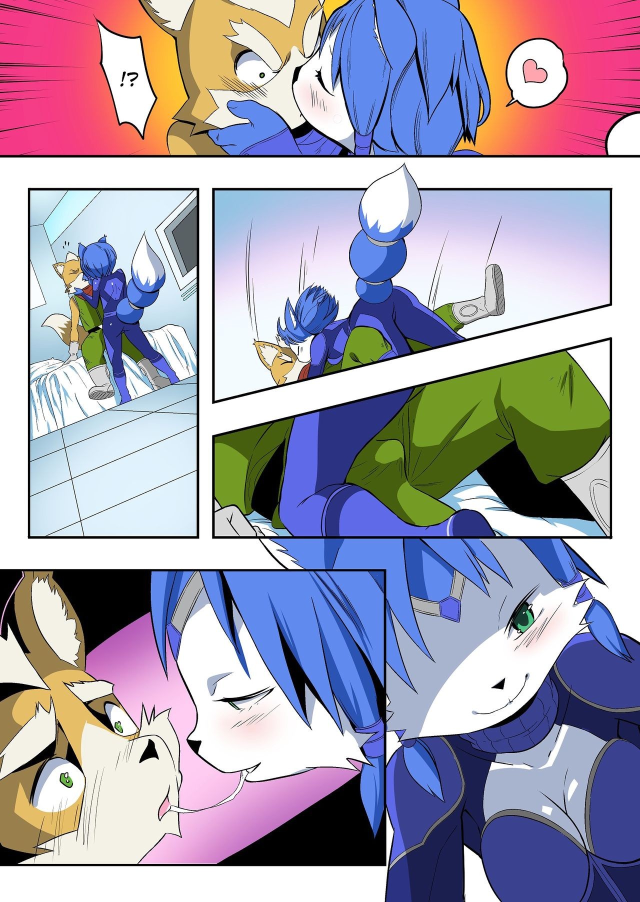 Krystal and Fox porn comic picture 17