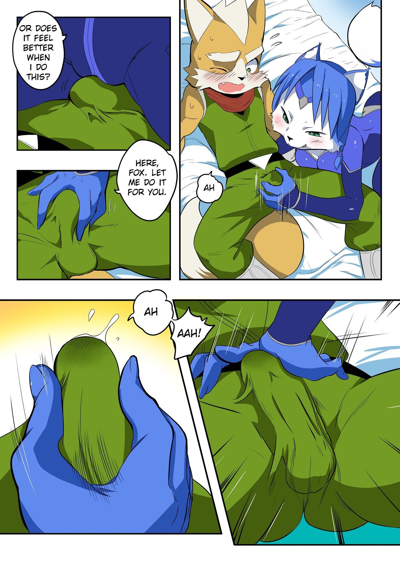 Krystal and Fox porn comic picture 19