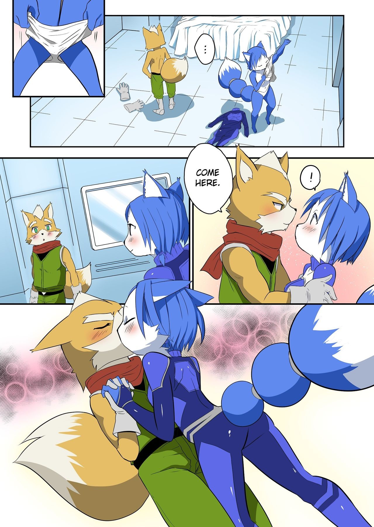 Krystal and Fox porn comic picture 23