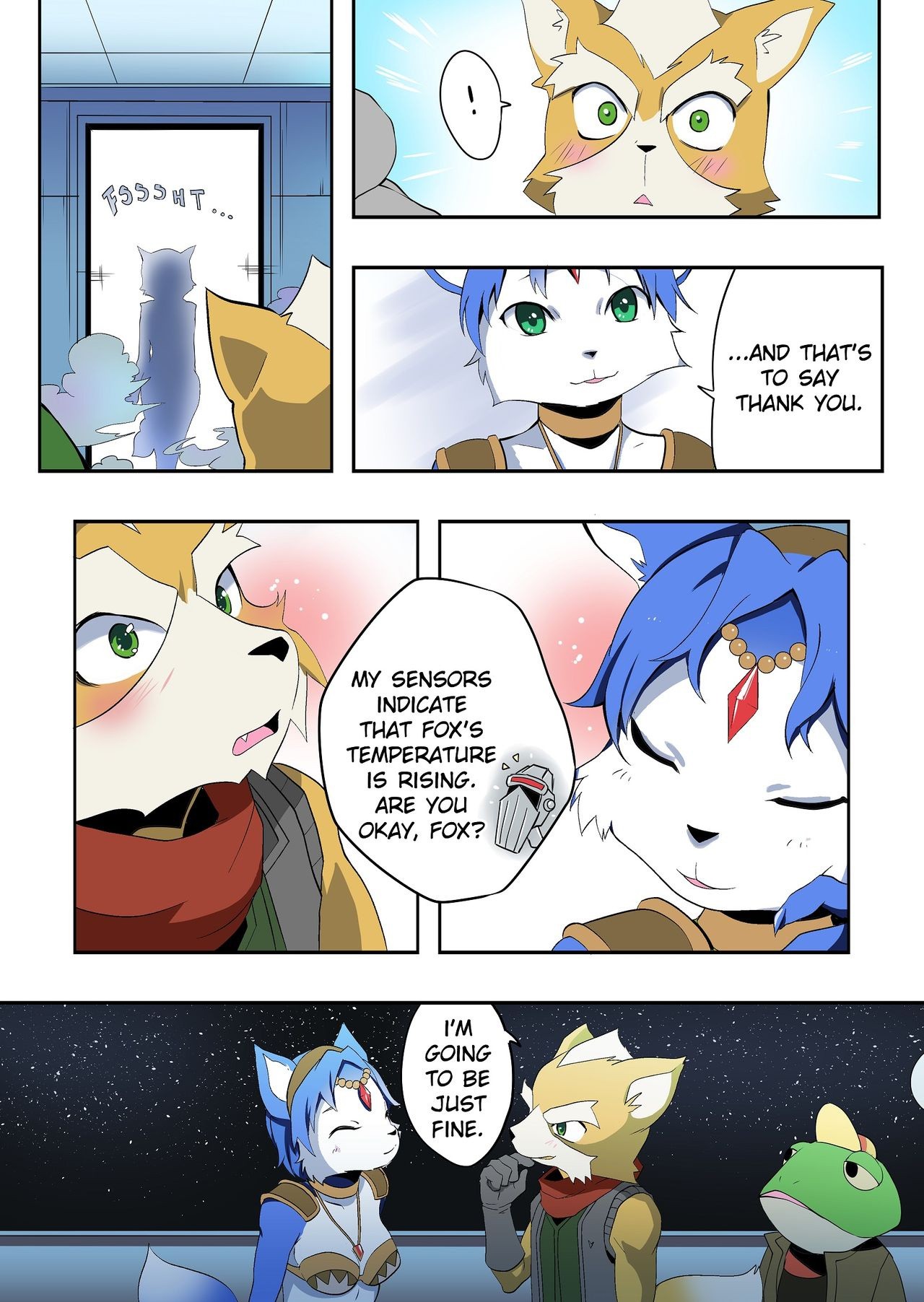 Krystal and Fox porn comic picture 7