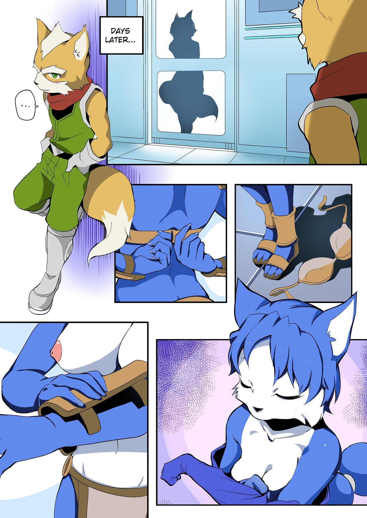 Krystal and Fox porn comic picture 8