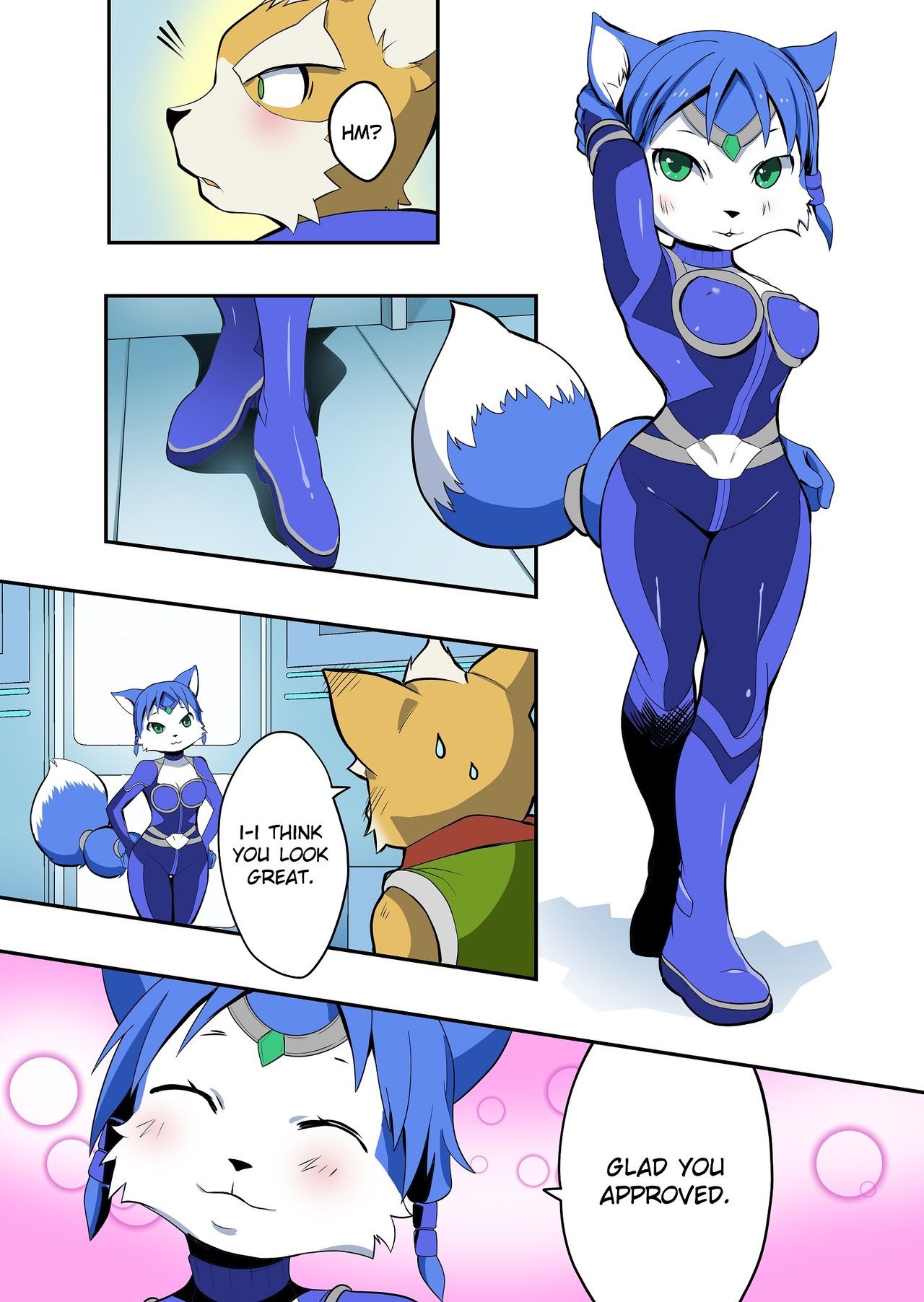 Krystal and Fox porn comic picture 9