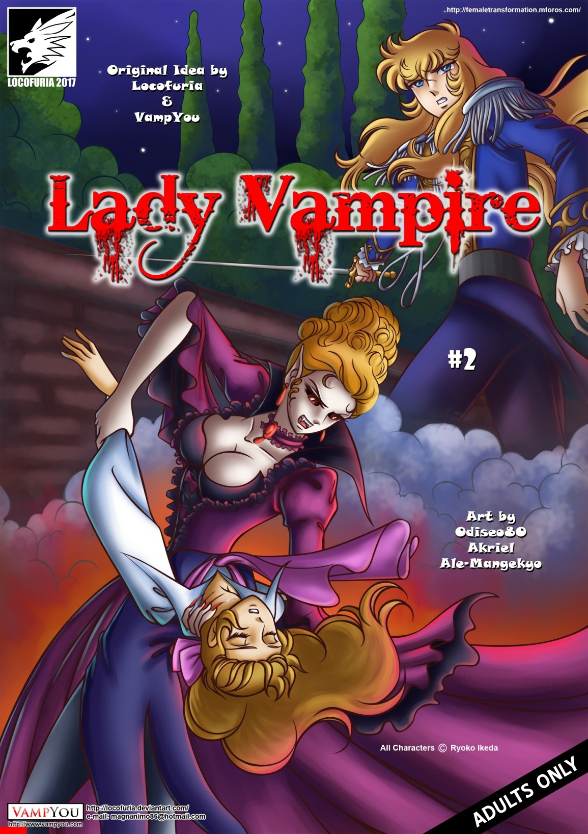 Lady Vampire 2 porn comic picture 1