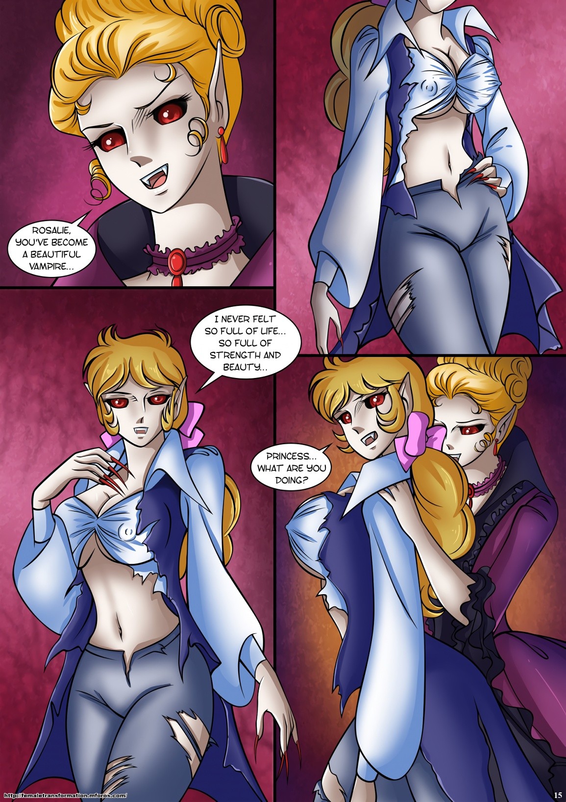 Lady Vampire 2 porn comic picture 16