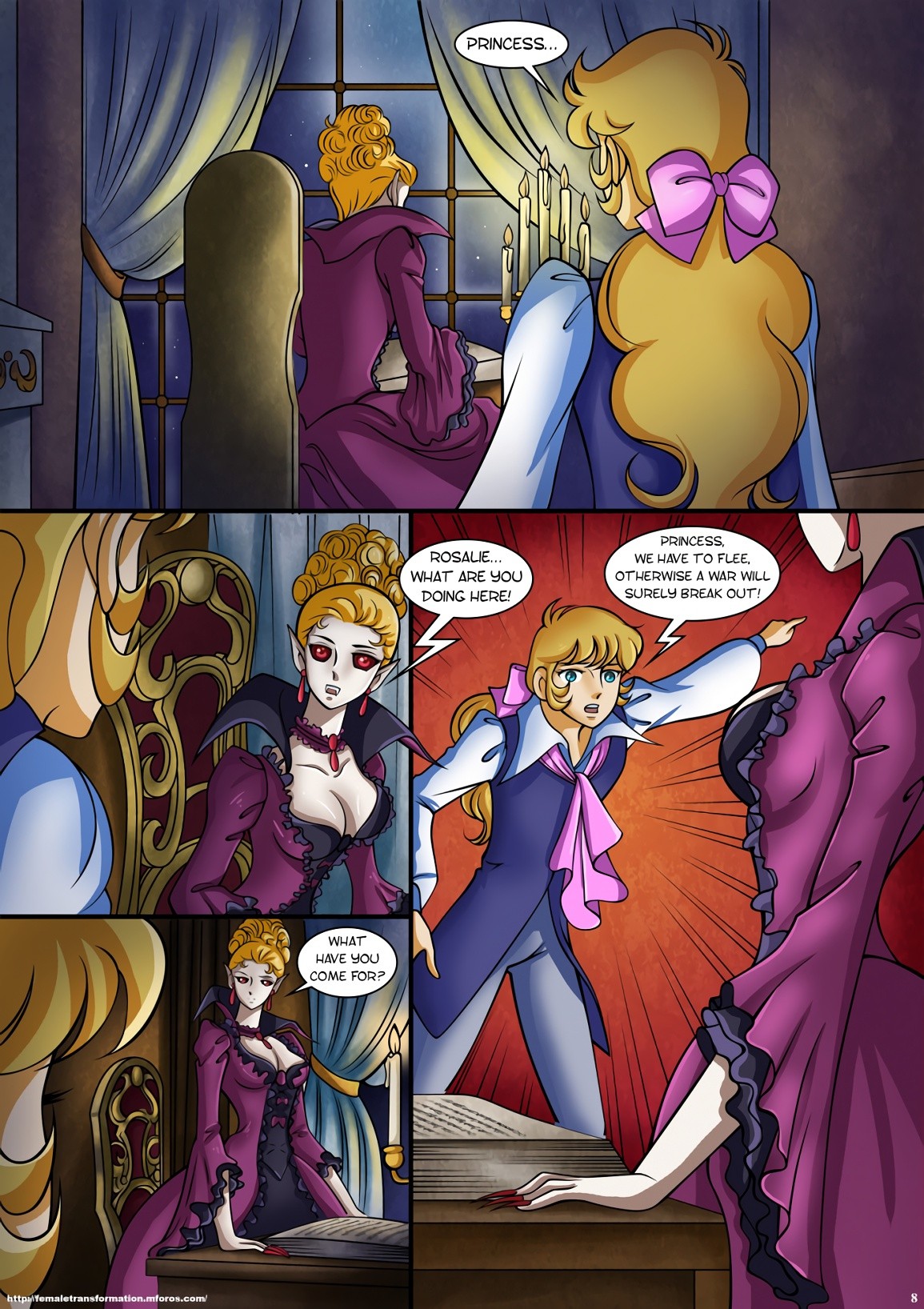 Lady Vampire 2 porn comic picture 9