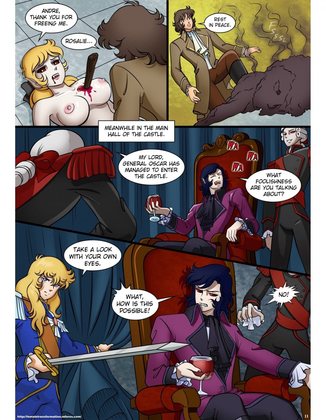 Lady Vampire 3 porn comic picture 12