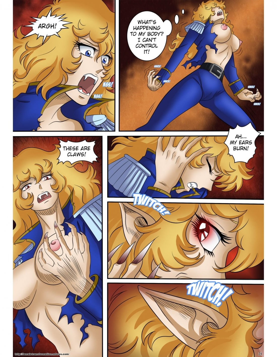 Lady Vampire 3 porn comic picture 22