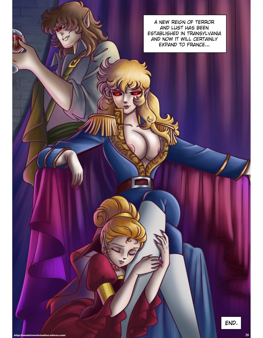 Lady Vampire 3 porn comic picture 29