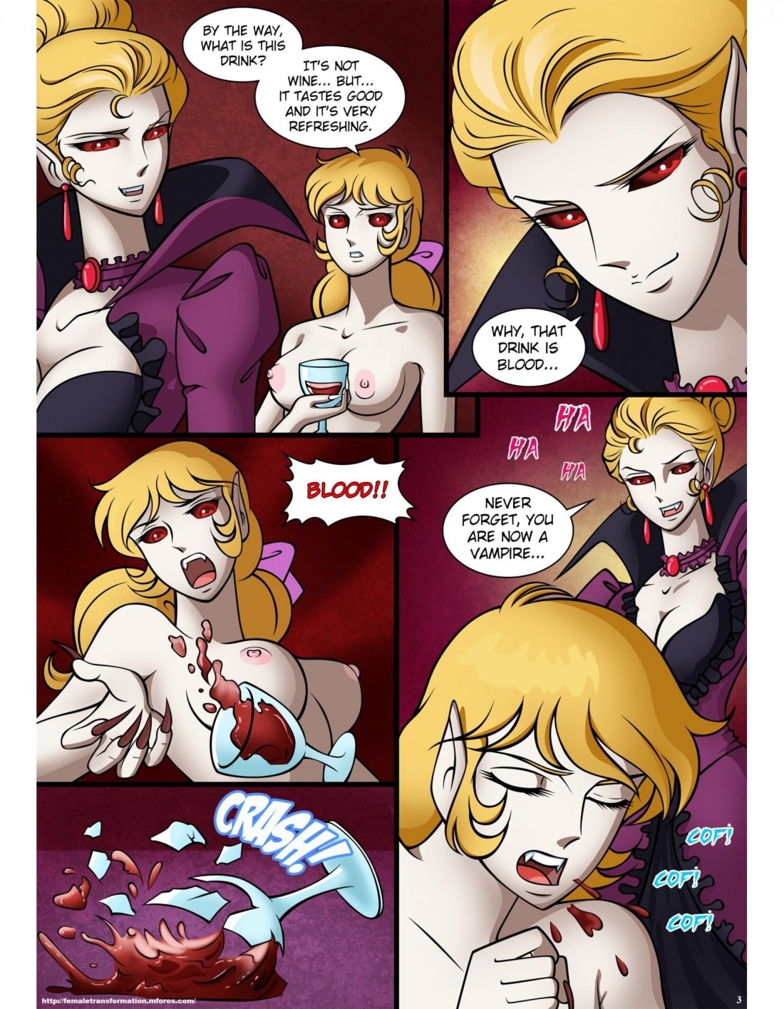 Lady Vampire 3 porn comic picture 4