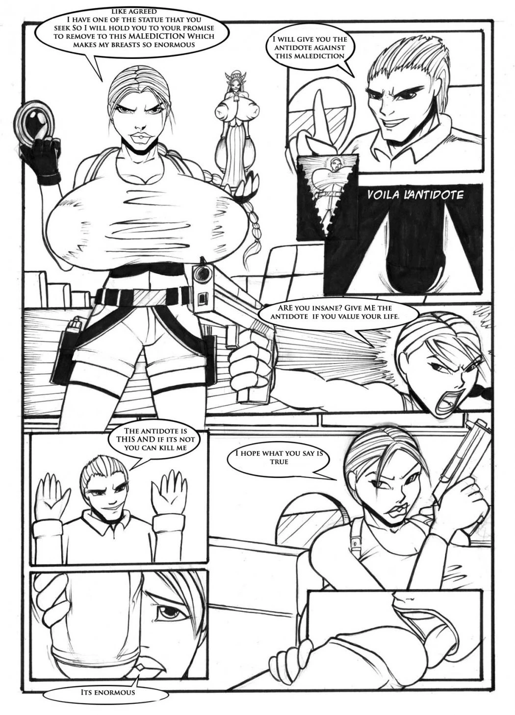 Lara Gun porn comic picture 11