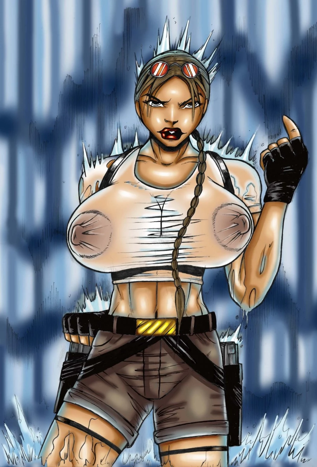 Lara Gun porn comic picture 2