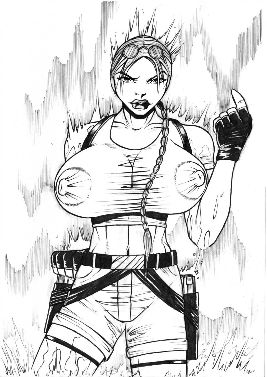 Lara Gun porn comic picture 3