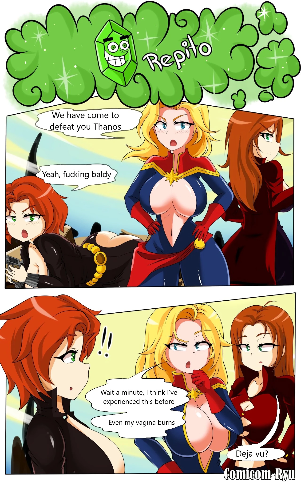 Las Vengadoras porn comic picture 9