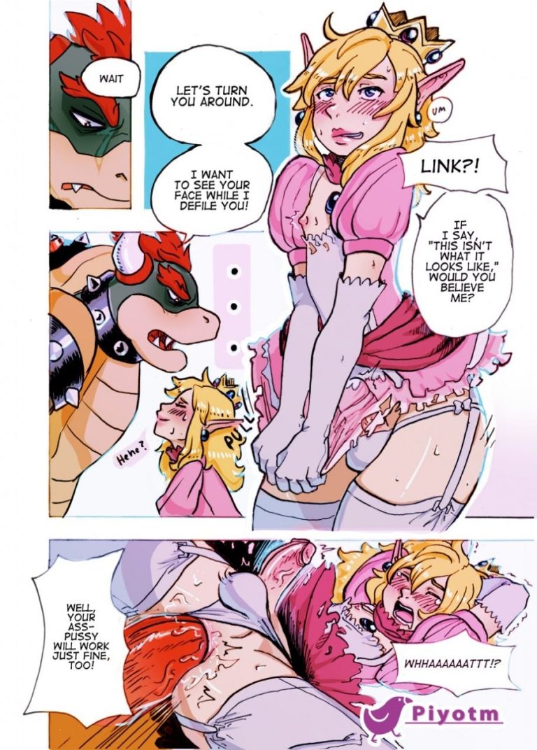 Link x Bowser porn comic picture 3