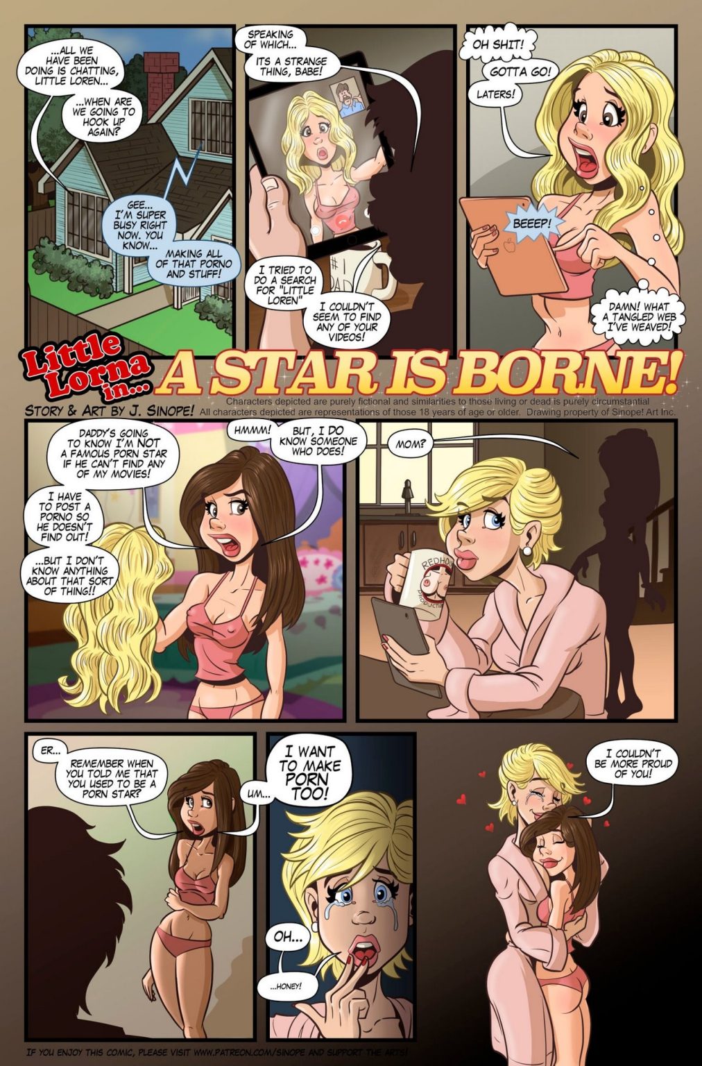 1012px x 1536px - Little Lorna in... A Star Is Born! Porn comic, Rule 34 comic, Cartoon porn  comic - GOLDENCOMICS