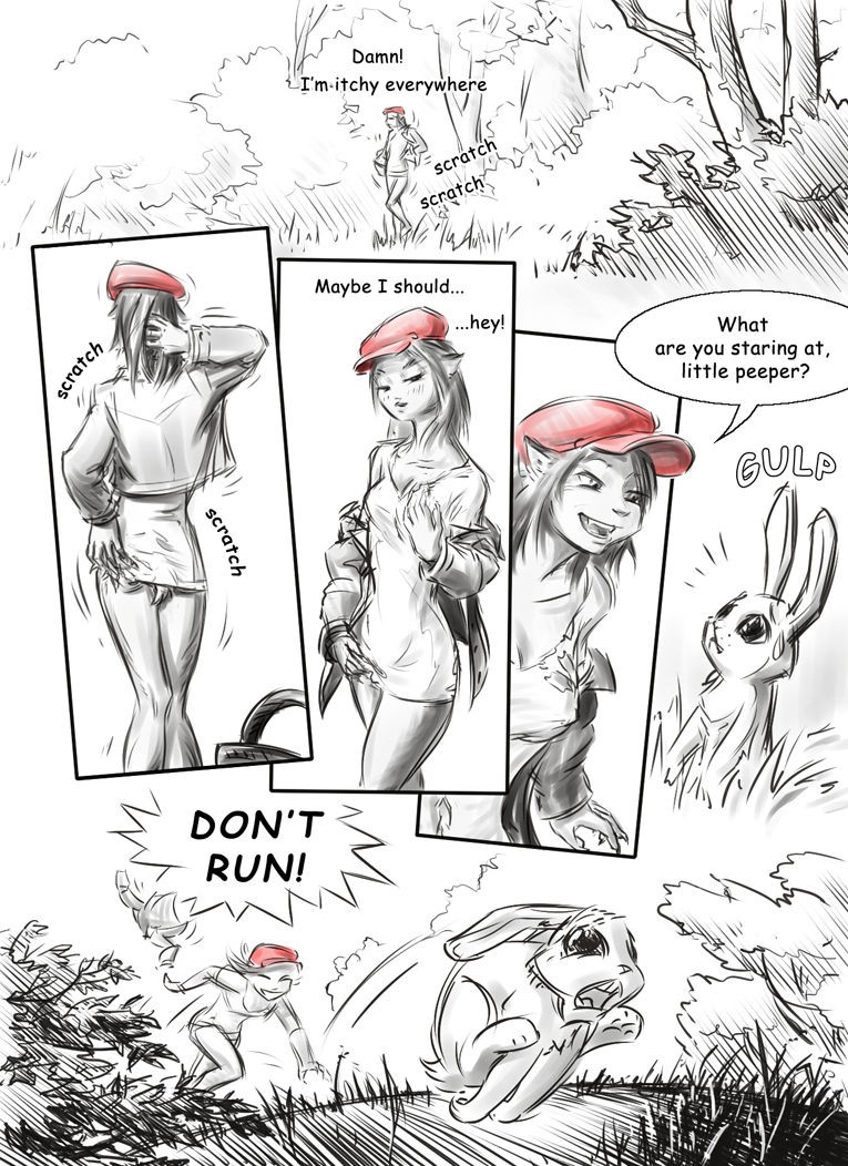 Little Red porn comic picture 5