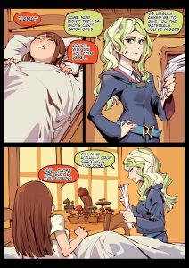 Little witch love porn comic picture 1