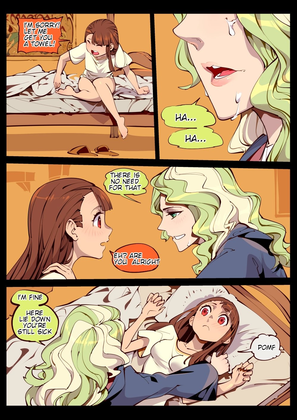 Little witch love porn comic picture 4