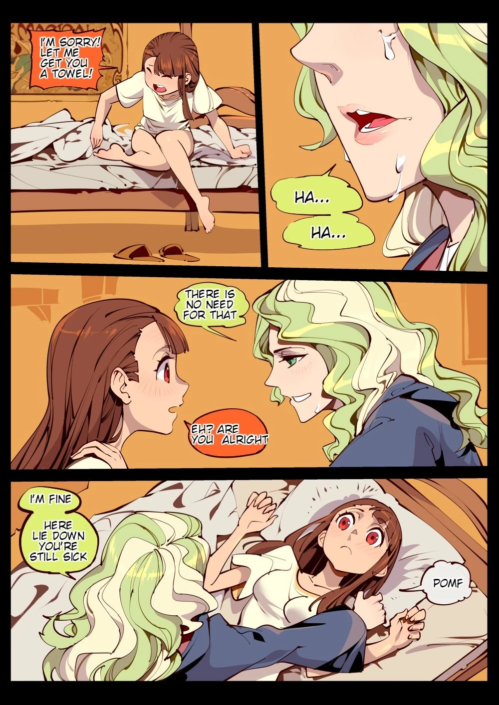 Little witch love porn comic picture 4