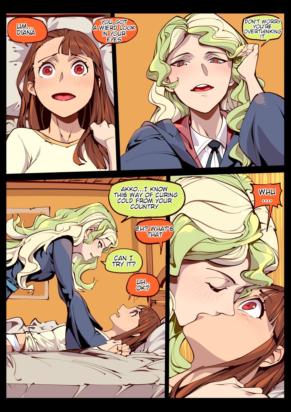 Little witch love porn comic picture 5