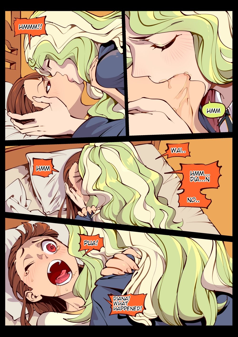 Little witch love porn comic picture 6