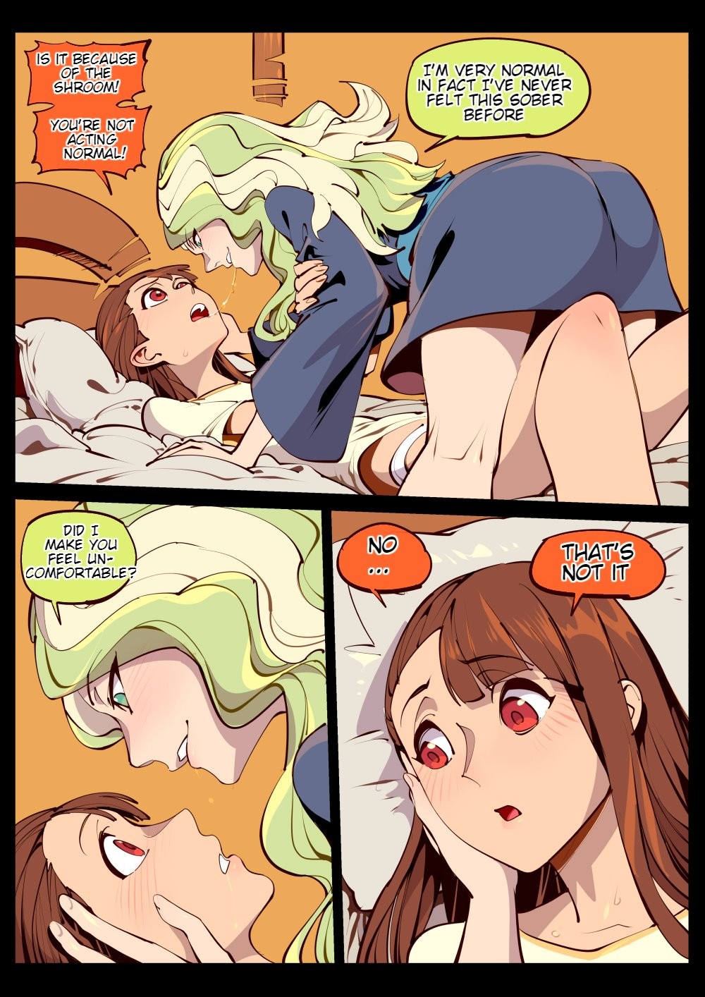 Little witch love porn comic picture 7