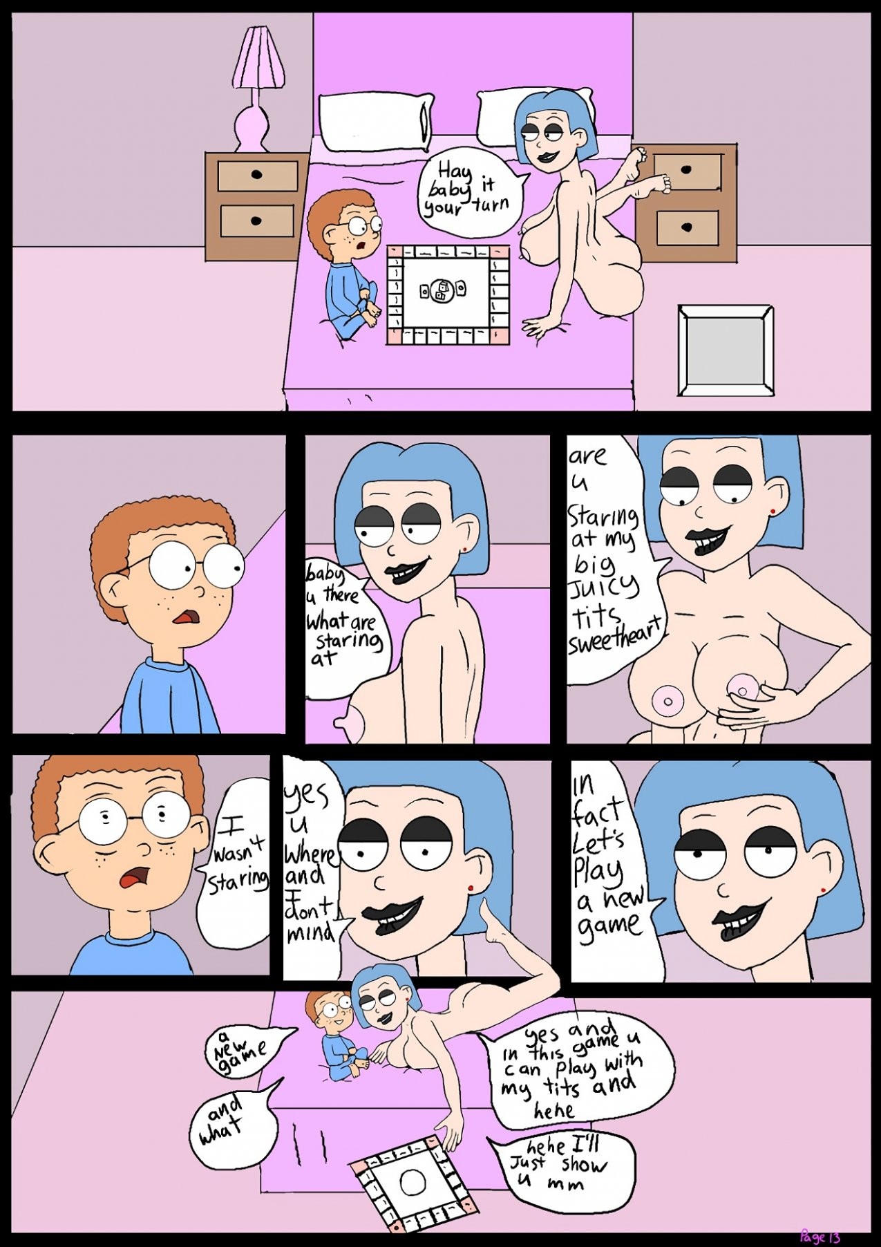 Love the family: Staying at my aunt porn comic picture 14