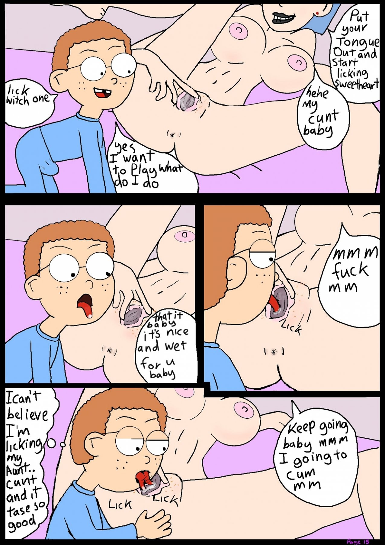 Love the family: Staying at my aunt porn comic picture 16