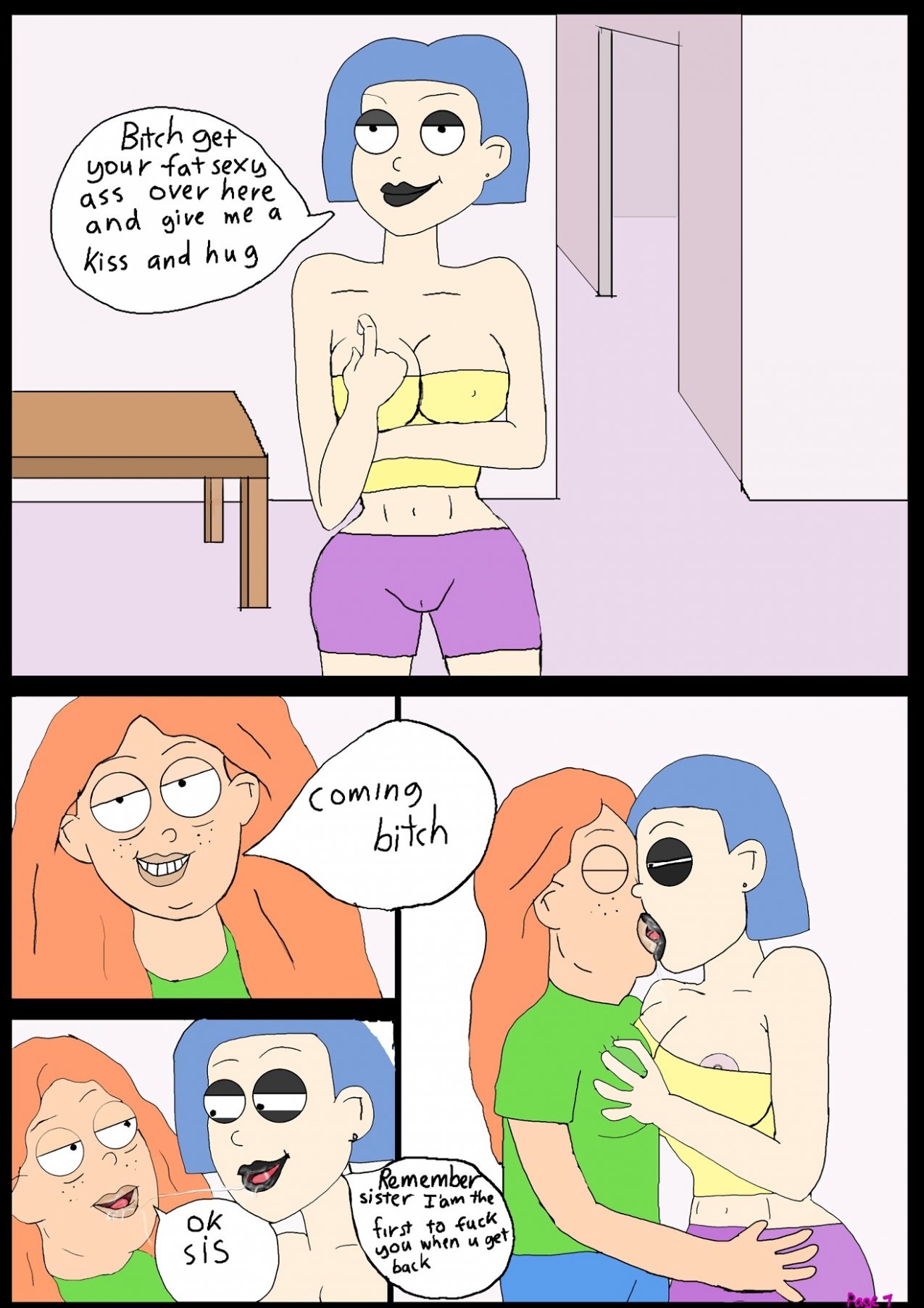 Love the family: Staying at my aunt porn comic picture 8