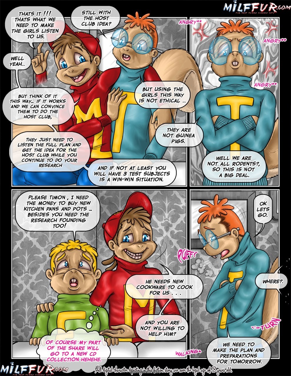 Melvin and the chips porn comic picture 3