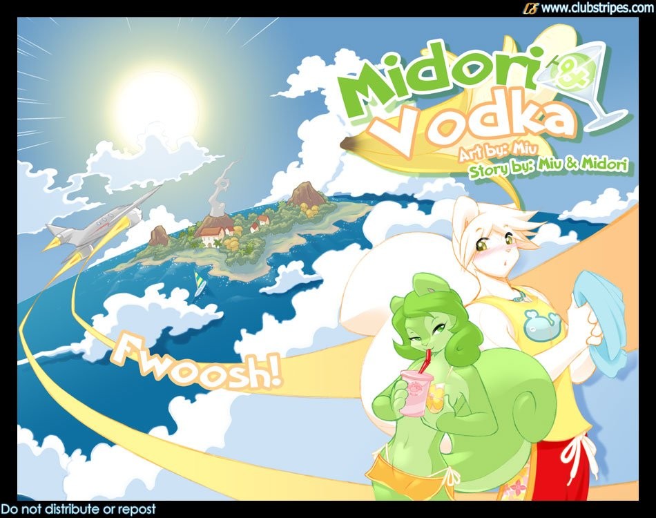 Midori and Vodka porn comic picture 1