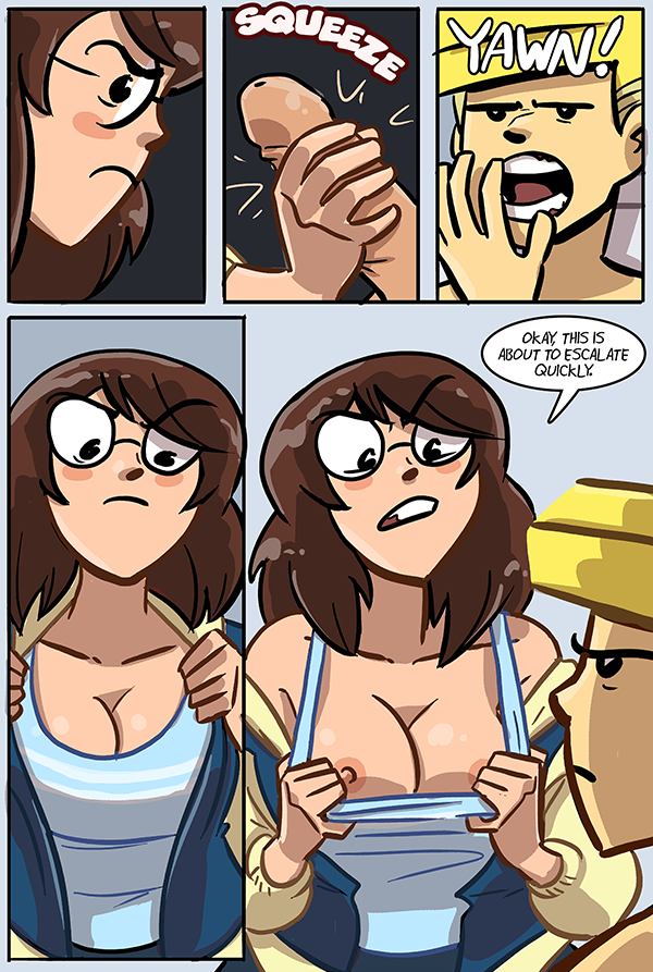 Mike and Amber pound esch other in the most epic of hatefucks porn comic picture 5