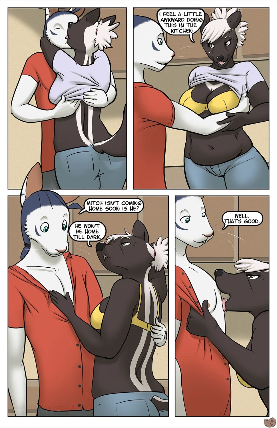 Milf and Cookies porn comic picture 5